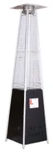 Omcan USA 47879 (PH-CN-2270-S) 89"H Propane Patio Heater, Pyramid-Style, 42,000 BTU, Stainless Steel 1 image