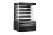 Omcan USA 48380 72" Vertical Open Air Merchandiser in Black, 4 Shelves, 40.96 cu. ft. 1 image