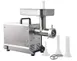 Omcan USA 48888 Countertop Electric Meat Grinder – 1‑1/2 HP, #32 Hub, 720‑750 lbs/hr, Plates, Sausage Tubes, 120 V, 15 A 1 image
