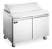 Omcan USA 50034 36" 2-Section Sandwich and Salad Prep Table, 9 cu. ft. 1 image