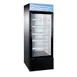 Omcan USA 50037 28" 1-Section Merchandiser Refrigerator with Glass Door, in Black, 23 cu. ft. 1 image