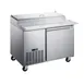 Omcan USA 50042 49" 1-Section Refrigerated Pizza Prep Table w/1 Door, (6) 1/3 Pans 1 image