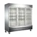 Omcan USA 51028 80" 3-Section Merchandiser Refrigerator w/ Glass Door, 72 cu. ft. 1 image
