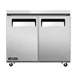 Omcan USA 58012 36" 2-Door Undercounter Refrigerator, Stainless Steel, 4.9 cu. ft., R290 Refrigerant 1 image
