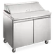 Omcan USA 59034 36" 2-Door Sandwich and Salad Prep Table, 9.1 cu.ft., Stainless Steel 1 image