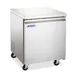 Omcan USA 59054 27" 1-Section Undercounter Refrigerator, 6.3 cu. ft., Stainless Steel, Solid Door 1 image