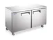 Omcan USA 59055 47" 2-Door Undercounter Freezer, Stainless Steel, 11.3 cu. ft. 1 image
