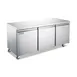 Omcan USA 59091 72" 3-Door Undercounter Refrigerator, Stainless Steel, 15.5 cu. ft., Rear-Mount 1 image