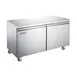 Omcan USA 59093 60" 2-Door Undercounter Refrigerator, Stainless Steel, 15 cu. ft. 1 image