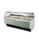 Oscartek GIA C G2106 85" Gelato/Ice Cream Dipping/Display Cabinet w/ Curved Sneeze Guard 1 image