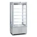 Oscartek VISION V8314D H76 - 34" Double‑Door Display Case, Stainless Steel, 5‑Shelf, LED, 208‑220V 1 image