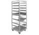 FWE OTR-UA-13 13 Pan Mobile Universal Bun / Sheet Pan Rack w/ 1-1/2" Bottom Load Slides - Assembled 1 image
