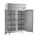 Beverage Air PF2HC-1AS 52" Two Section Reach-In Freezer w/ 2 Solid Doors, Aluminum Interior, 45 cu. ft. 3 image