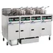Pitco SELV14C-4/FD Multiple Battery Electric Floor Fryer w/ (4) 30-Lb. Vats, Computer Controls 1 image