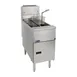 Pitco SG14T-S Split Pot Floor Model Gas Fryer w/ (2) 25 lbs Frypots, Millivolt Control, 100,000 BTU 3 image