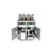 Pitco SSHLV14C/184/FD Multiple Battery Gas Fryer w/ (1) 32-lb & (1) 42-lb Frypots, Filter Drawer System 3 image