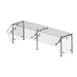 Premier Metal & Glass FM2R-A Choice™ Adjustable Self-Service Sneeze Guard 1 image