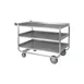 Piper Products 1-UCM-3 Stainless Steel 3 Medium Shelf Utility / Delivery Cart w/ 1000 lb. Capacity 1 image