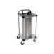 Piper Products 1ATGH1 Heated Dish Dispenser, Open Tubular Frame, Mobile Design 1 image