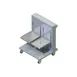 Piper Products 2ATCA-ST Tray & Rack Dispenser, Cantilever Style, Mobile Design 1 image