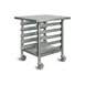 Piper Products 331-3424 Slicer Stand, Mobile, Open Base with Pan Rack 1 image