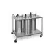 Piper Products 3ATGH1 Heated Dish Dispenser, Open Tubular Frame, Mobile Design 1 image