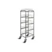 Piper Products 411-1484 Aluminum Dome Storage Cart with 50 Domes Capacity 1 image