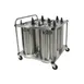 Piper Products 4ATGH8 Heated Dish Dispenser, Open Tubular Frame, Mobile Design 1 image