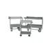 Piper Products 6-UCM-3 Stainless Steel 3 Medium Shelf Utility / Delivery Cart w/ 600 lb. Capacity 1 image