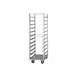 Piper Products 620 20 Pan Aluminum Bun / Sheet Pan Angle Rack with 3" Bottom Load Slides 1 image