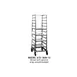 Piper Products A72-1826-20 20 Pan Aluminum End Load Full Height Bun / Sheet Pan Rack 1 image