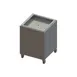 Piper Products AC-STH-1020 Mobile Compact Cup & Glass Dispensers for 10" x 20" Racks 1 image