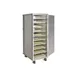 Piper Products AD-10S Aluminum Enclosed Meal Delivery Cart w/ 10 Tray Capacity 1 image
