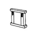 Piper Products C-4-FF Elite False Front, 48" Long, 4" Wide, 30" High 1 image