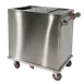Piper Products ICE-1 Stainless Steel Mobile Ice Bin, 125 lb, Silver 1 image