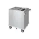 Piper Products ICE-3 Stainless Steel Mobile Ice Bin, 200 lb, Silver 1 image