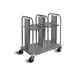 Piper Products PT/1014MO2 Mobile Tray Dispenser, Solid Bottom, Self-Leveling 1 image