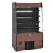 Piper Products R-GNG-HPRO-6 72" Vertical Open Air Merchandiser in Black, Self-Contained, 4 Shelves 1 image