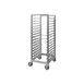 Piper Products RIA58-1826-16 16 Pan Aluminum Front & Rear Load Roll-In Refrigerator Rack w/ 3" Bottom Load Slides 1 image
