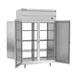 Beverage Air PRD2HC-1AS 52" 2-Section Pass-Thru Refrigerator w/ 4 Solid Full Doors, Top Mounted, 48.3 cu. ft. 3 image