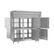 Beverage Air PRD3HC-1AHS 78" 3-Section Pass-Thru Refrigerator w/ 12 Solid Half-Doors, Top Mounted, 74 cu. ft. 3 image