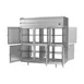 Beverage Air PRD3HC-1AHS 78" 3-Section Pass-Thru Refrigerator w/ 12 Solid Half-Doors, Top Mounted, 74 cu. ft. 4 image