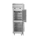 Beverage Air PRF12-12HC-1HS 26" 1-Section Reach-In Refrigerator Freezer Combo w/ 2 Half Solid Doors 4 image
