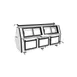 Pro-Kold MCRU 100 WL 99" Double Duty Curved Refrigerated Meat Display Case, Remote 2 image