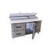 Pro-Kold  PPT 67 21 67" 2-Section Refrigerated Pizza Prep Table w/ 2 Drawers & 1 Door 2 image