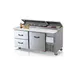 Pro-Kold  PPT 67 21 67" 2-Section Refrigerated Pizza Prep Table w/ 2 Drawers & 1 Door 3 image