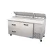 Pro-Kold  PPT 67 21 67" 2-Section Refrigerated Pizza Prep Table w/ 2 Drawers & 1 Door 1 image