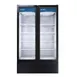 Pro-Kold VC 49 54" 2-Section Swing Glass Door Merchandiser Refrigerator in Black, 41.6 cu. ft. 1 image