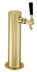 Perlick 4010TF Draft Beer Dispensing Tower, Tarnish-Free Brass Finish, 1 Faucet 1 image