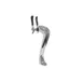 Perlick 4045-2B Sexy Draft Beer Dispensing Tower, Polished Chrome Finish, 2 Faucets 1 image